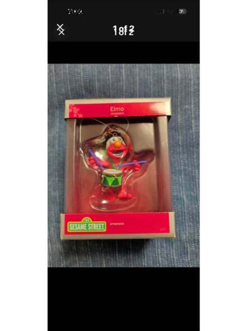 American Greetings Sesame Street Elmo Drummer Christmas Ornament